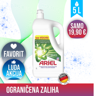 ARIEL PROFESIONAL UNIVERSAL deterdžent za pranje rublja MEGA PAKIRANJE 5L (100 pranja)