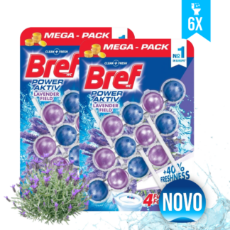 2x3 BREF miris za wc školjku POWER AKTIV Lavender